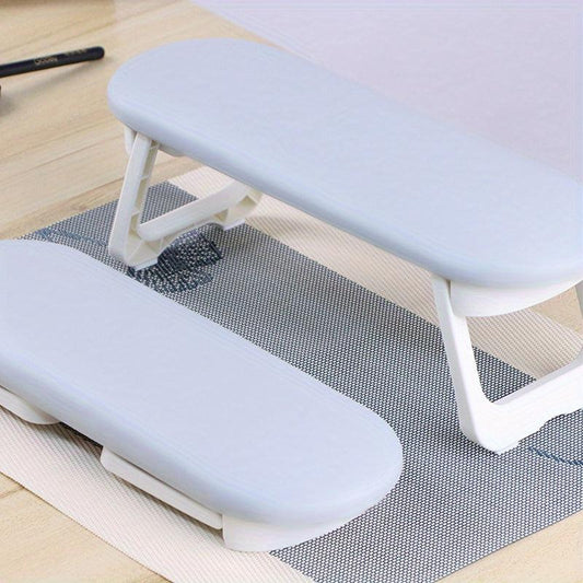 Foldable Nail Arm Rest PU Leather Nail Hand Rest For Nails