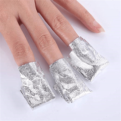 Aluminium Foil Nail Art Soak Off Acrylic Gel Polish Nail Removal Wraps Remover