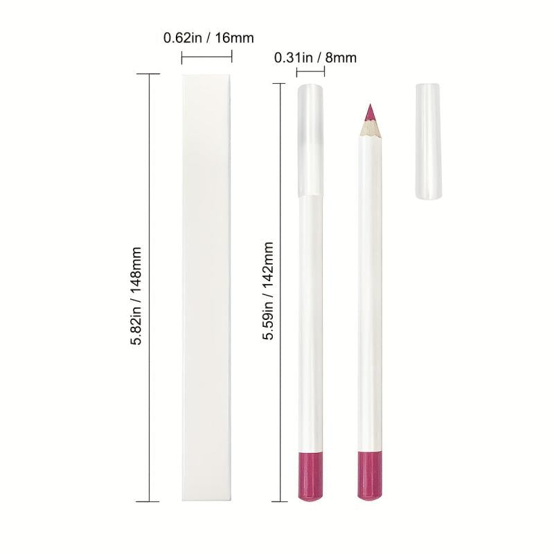 Waterproof Creamy Lipliner Pencil 27 Colors Seamless Velvet Lipstick Pencils