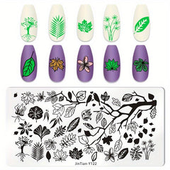 Stainless Steel Nail Stamping Plates for Creative Nail Art Designs