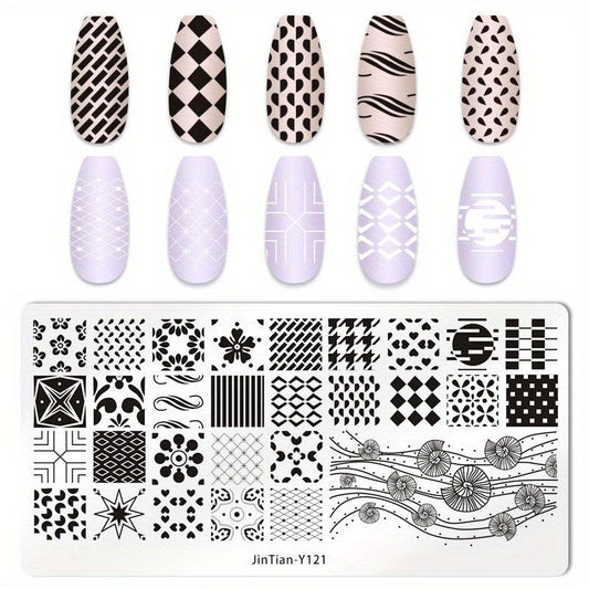 Stainless Steel Nail Stamping Plates for Creative Nail Art Designs