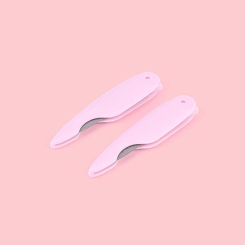 Stainless Steel Folding Nail File for Men Women - Double Sided Cuticle Tool