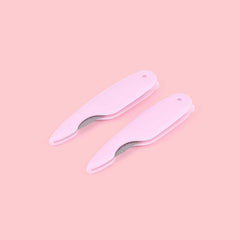 Stainless Steel Folding Nail File for Men Women - Double Sided Cuticle Tool