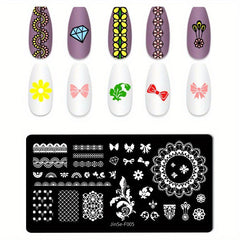 Stainless Steel Nail Stamping Plates for Creative Nail Art Designs