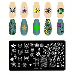 Stainless Steel Nail Stamping Plates for Creative Nail Art Designs