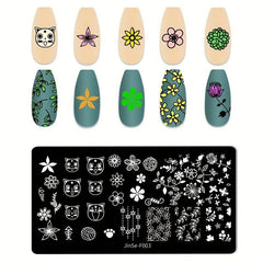Stainless Steel Nail Stamping Plates for Creative Nail Art Designs
