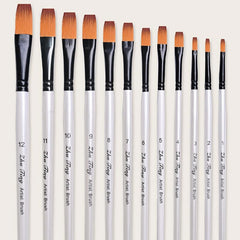 12-Piece Nylon Gel Nail Art Brush Set for Home Beauty Salon DIY Manicure