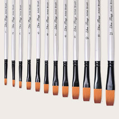 12-Piece Nylon Gel Nail Art Brush Set for Home Beauty Salon DIY Manicure