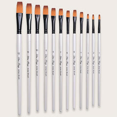 12-Piece Nylon Gel Nail Art Brush Set for Home Beauty Salon DIY Manicure