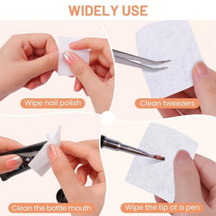540 Pcs Disposable Lint Paper Cotton Wipes Eyelash Extension Glue Remover