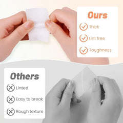 540 Pcs Disposable Lint Paper Cotton Wipes Eyelash Extension Glue Remover