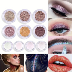 Monochrome Glitter Eyeshadow Highlighter Powder