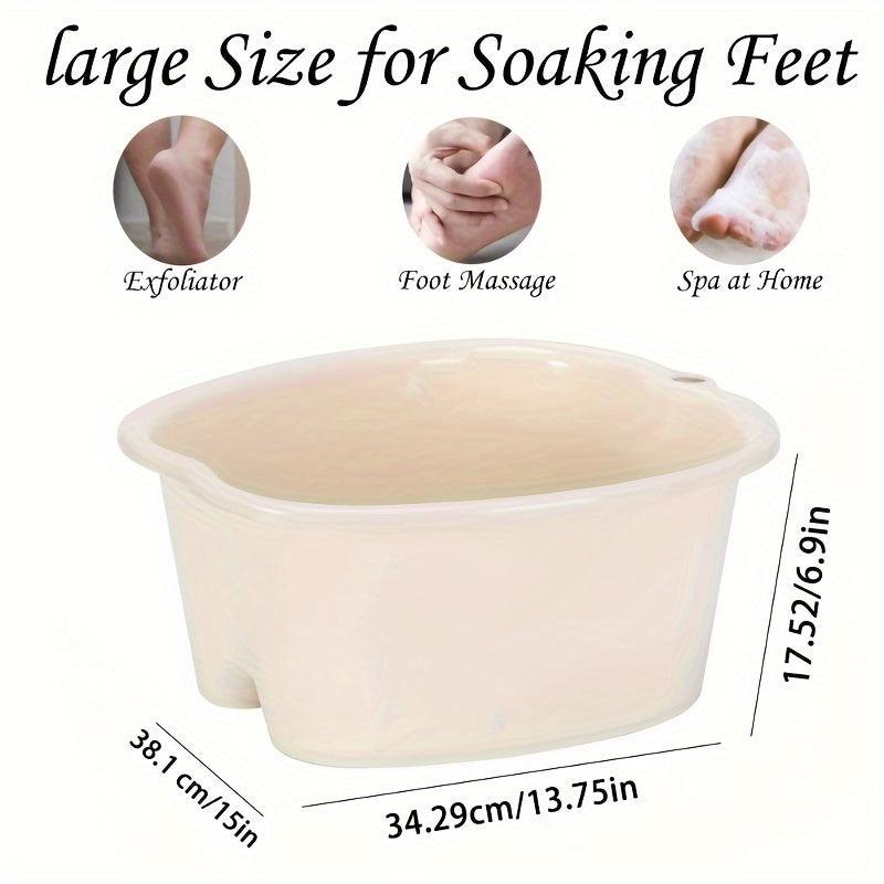 XL Foot Soaking Bath Basin Pedicure Home Foot Spa Bucket