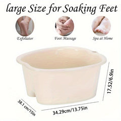 XL Foot Soaking Bath Basin Pedicure Home Foot Spa Bucket