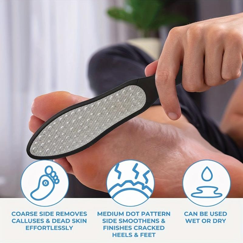 Stainless Steel Foot File Dead Skin Remover Wet Dry Foot Care Pedicure