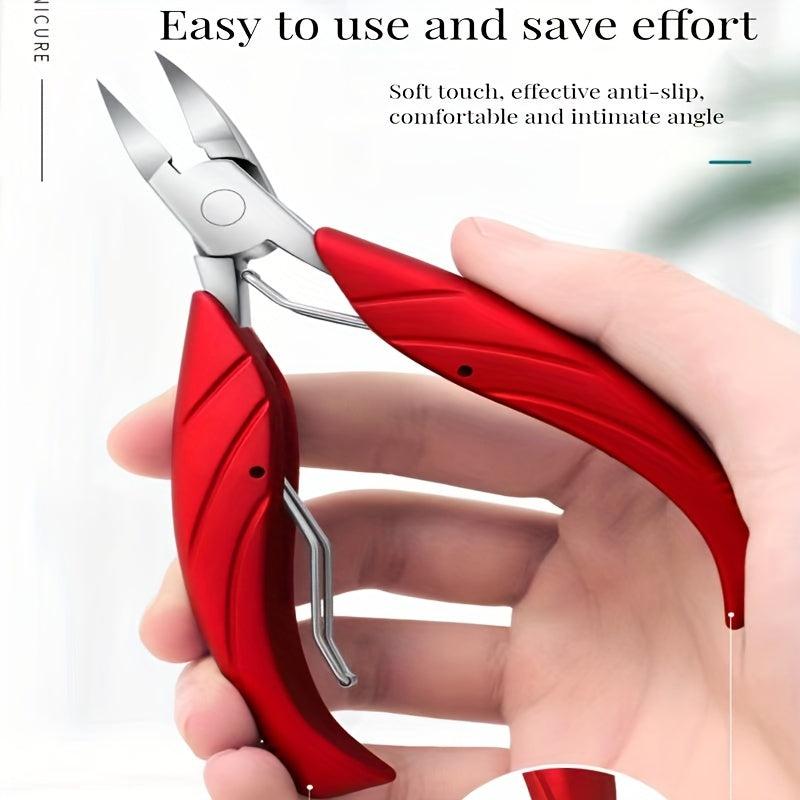 Stainless Steel Toenail Clippers for Seniors - Thick Nails Cutter