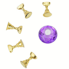 Magnetic Nail Holder Practice Training Display Stand Manicure Tools