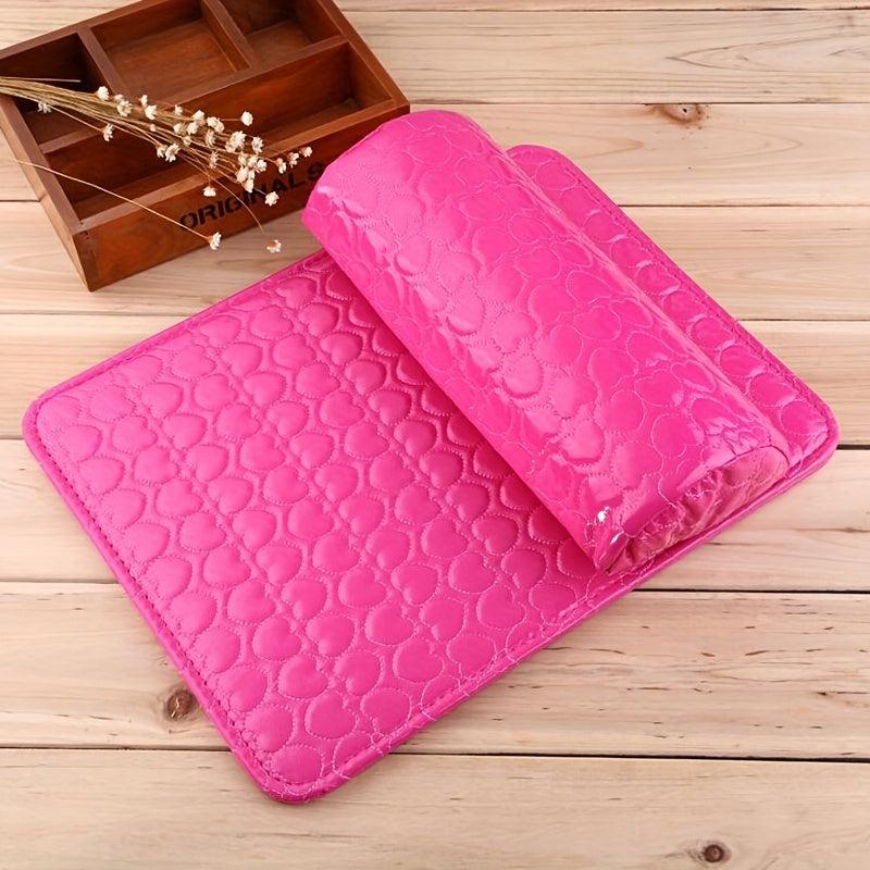 Hand Cushion Holder Soft PU Leather Sponge Arm Rest Nail Pillow Nail Mat Pad