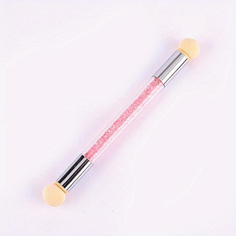 6 Pcs Double-ended Gradient Shading Pen Dotting Brush Nail Art Tool