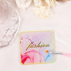 Resin Printed Nail Mixing Palette Display Board Makeup Palettes