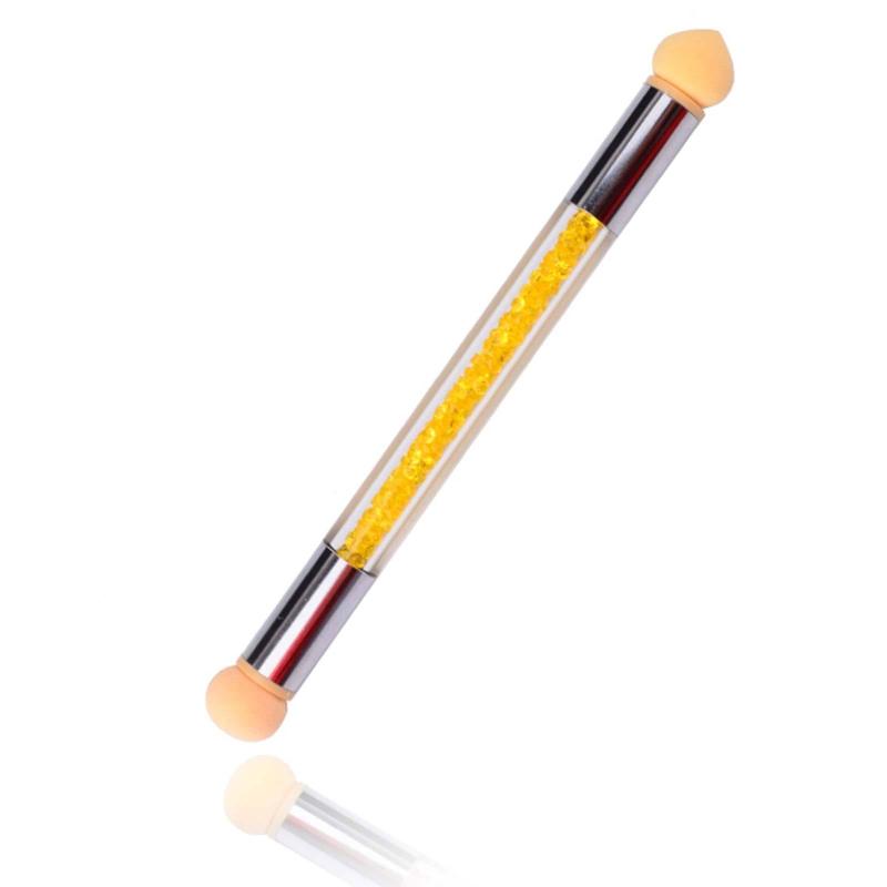 Gradient Shading Pen Dotting Brush Nail Art Tool