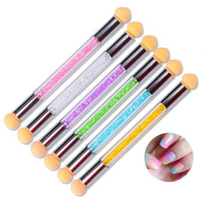 Gradient Shading Pen Dotting Brush Nail Art Tool