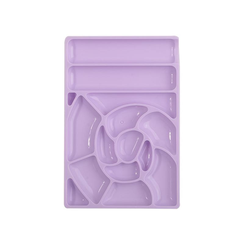 Plastic Mixing Paint Palette Makeup Palette Spatula Tool Nail Makeup Artist