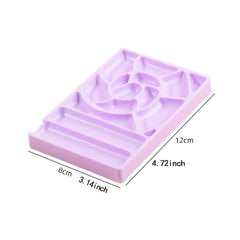 Plastic Mixing Paint Palette Makeup Palette Spatula Tool Nail Makeup Artist