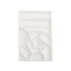 Plastic Mixing Paint Palette Makeup Palette Spatula Tool Nail Makeup Artist