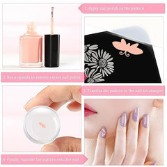 Nail Art Stamper Silicone Manicure Tools for Professional Nail DIY Art