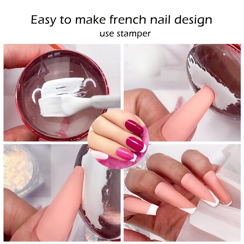 Nail Art Stamper Silicone Manicure Tools for Professional Nail DIY Art