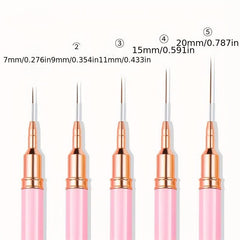 Nail Art Brushes Set Thin Nail Brushes Drawing Nail Brushes For Nail DIY