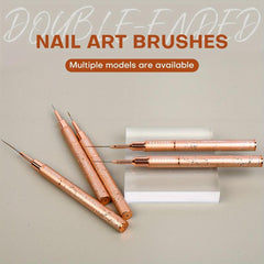 Fine Nail Art Brushes for Thin Lines Tiny Details and Delicate Coloring