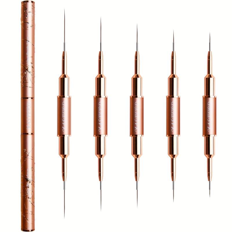 Fine Nail Art Brushes for Thin Lines Tiny Details and Delicate Coloring