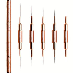 Fine Nail Art Brushes for Thin Lines Tiny Details and Delicate Coloring