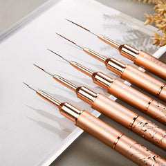 Fine Nail Art Brushes for Thin Lines Tiny Details and Delicate Coloring