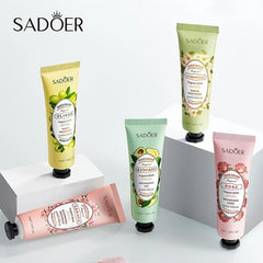 5-Pack Plant Fragrance Hand Cream Gift Set for Dry Cracked Hands