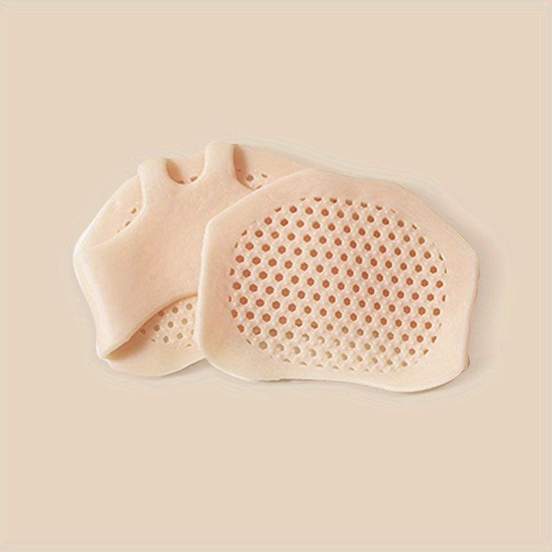 Honeycomb Front Foot Pad Anti-slip Silicone Insole 1Pair