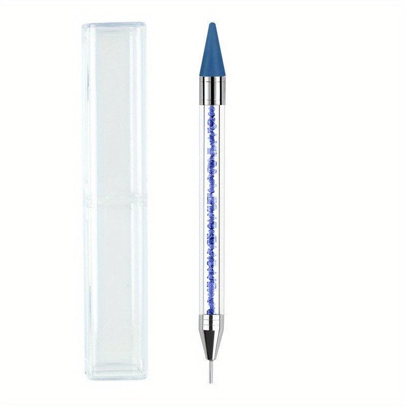 Dual Ended Nail Rhinestone Picker Pen for DIY Nail Art