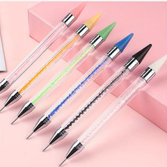 Dual Ended Nail Rhinestone Picker Pen for DIY Nail Art