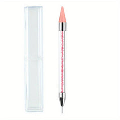 Dual Ended Nail Rhinestone Picker Pen for DIY Nail Art