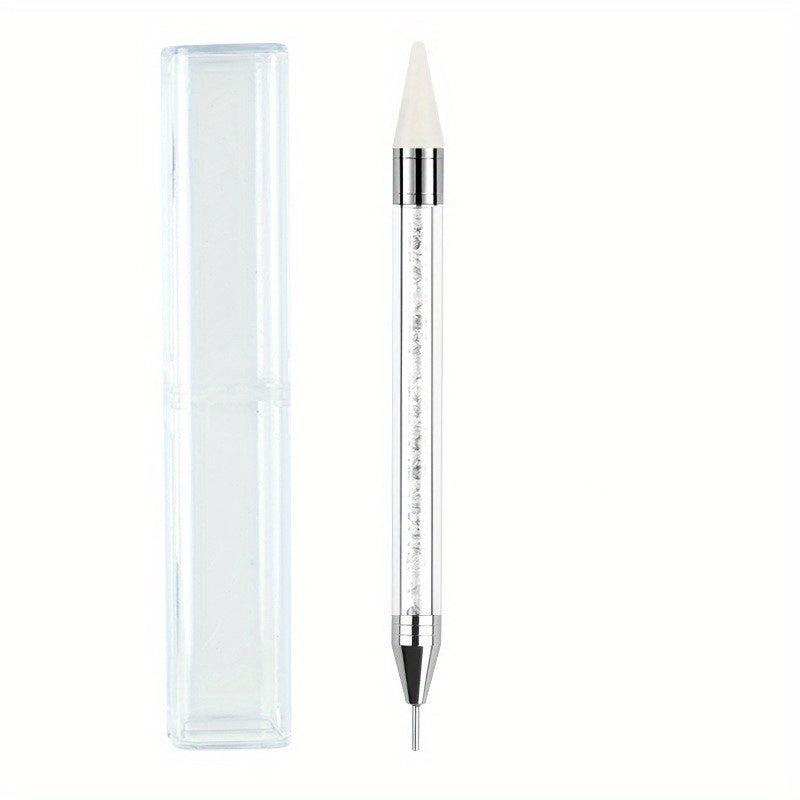 Dual Ended Nail Rhinestone Picker Pen for DIY Nail Art