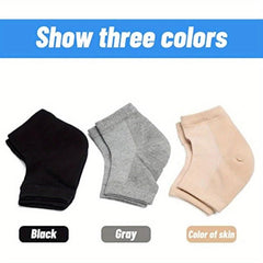 Moisturizing Heel Sock for Women - Spa Gel for Cracked Dry Heel - Gift for Mom