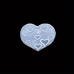 3D Nail Art Silicone Molds Flowers Letters Hearts Shells