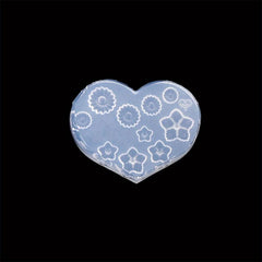 3D Nail Art Silicone Molds Flowers Letters Hearts Shells