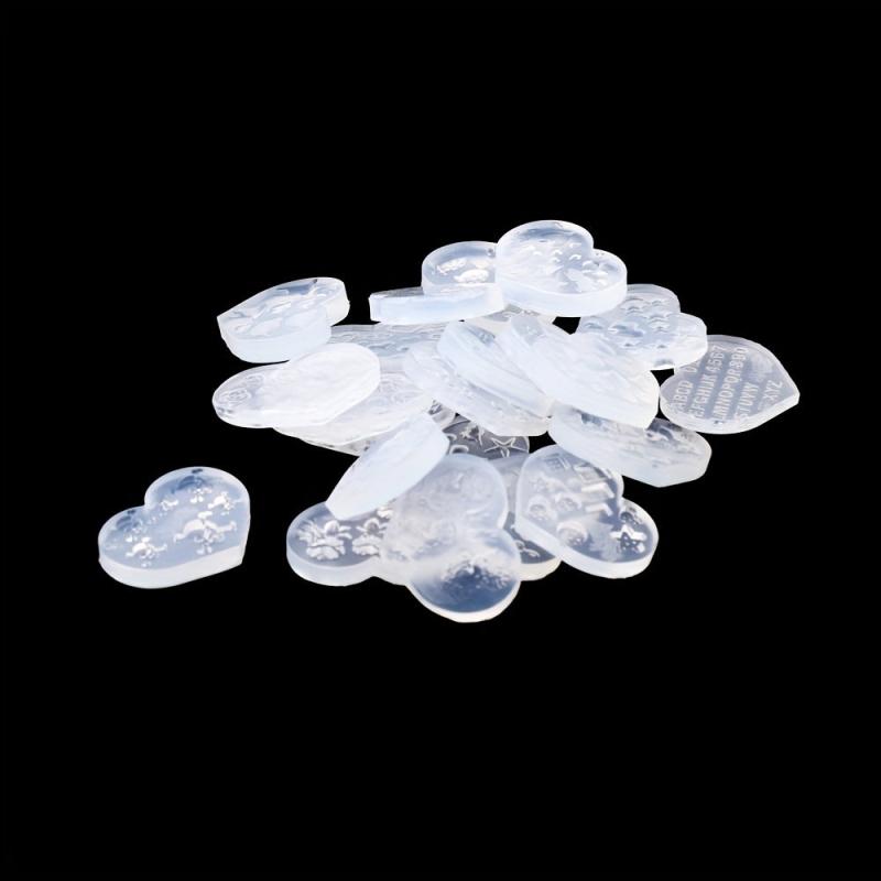 3D Nail Art Silicone Molds Flowers Letters Hearts Shells