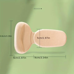 T-shaped Heel Pad Silicone Heel Grips Anti Slip Inserts