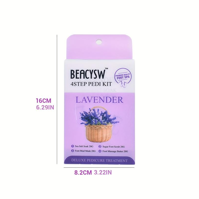 4 Step Pedicure Kit for Dry Feet