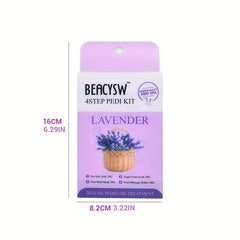 4 Step Pedicure Kit for Dry Feet