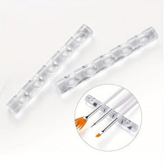 Acrylic Brush Holder Pen Brush Stand Brush Rest For 5 Nail Pens